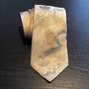 Sean John Light Olive Green Paisley Tie